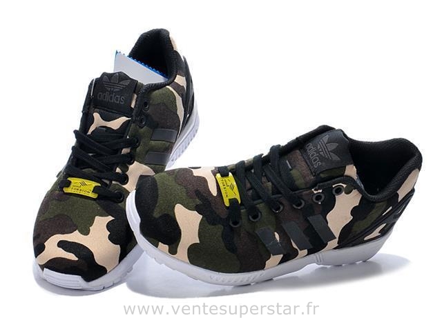 zx flux camouflage homme